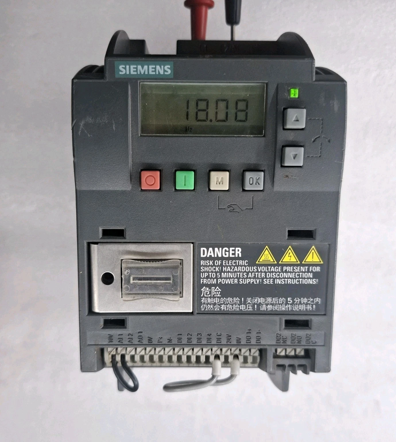 Siemens SINAMICS V20 6SL3210-5BE13-7UV0 0.5HP 0.37kW